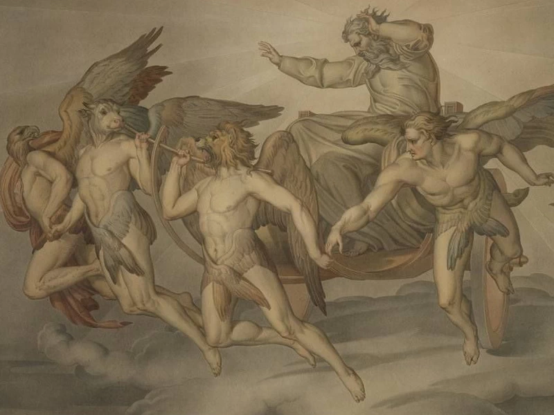 1798-Giovanni Bonaventura Genelli - La visione di Ezechiele